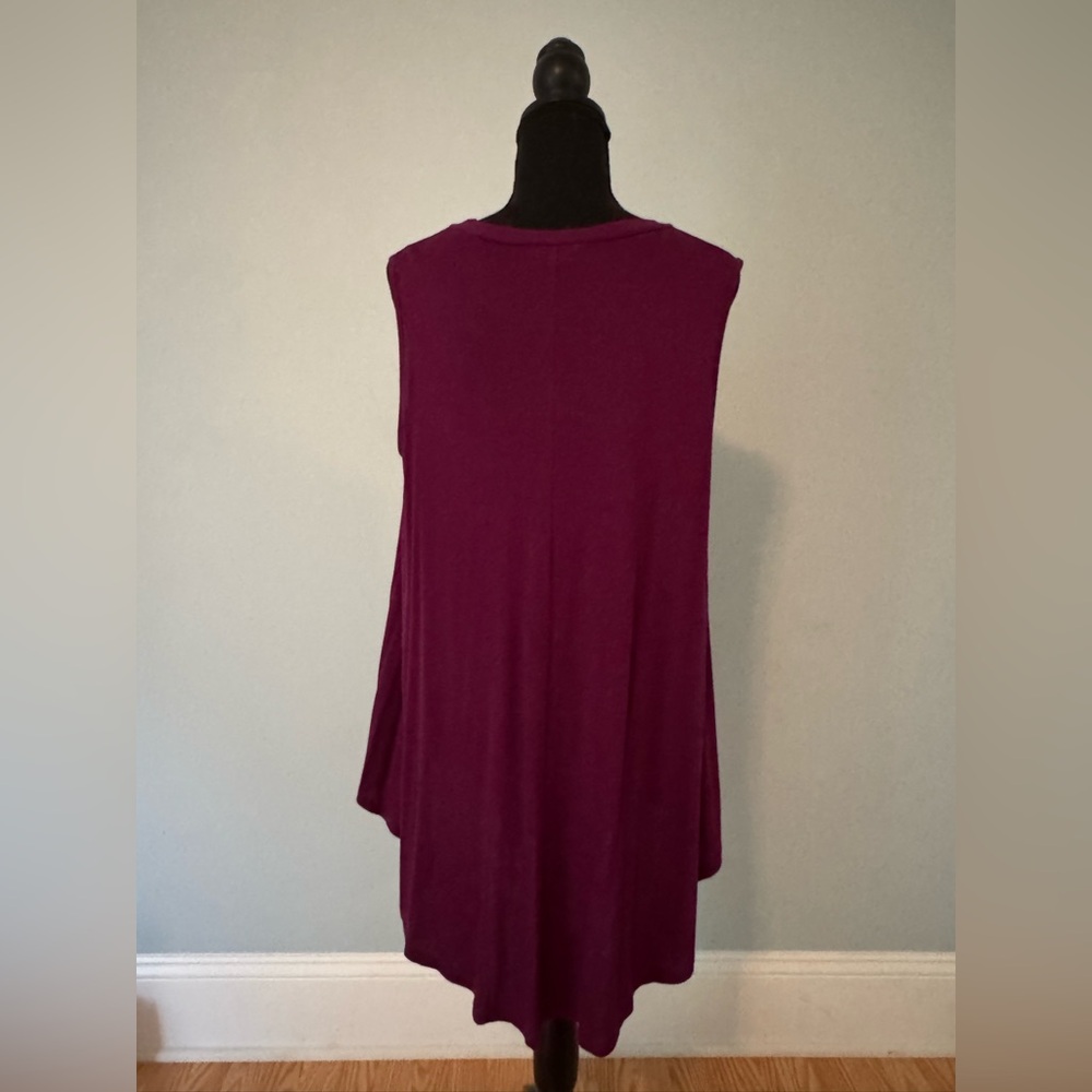 Purple Sleeveless Top